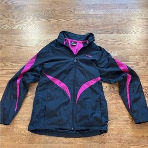 NWOT Wilson Women's Black and Pink windbreaker Jacket